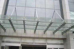 宁波玻璃雨棚